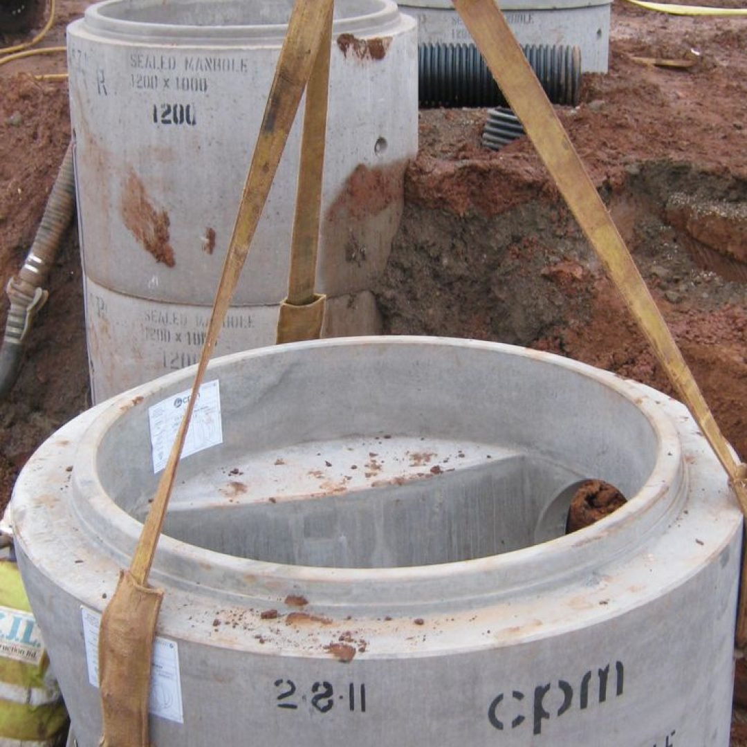 With no requirement to form a concrete surround…